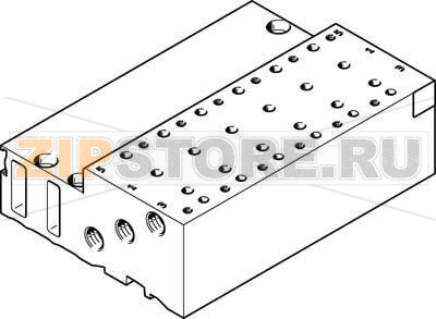 Плита для блочного монтажа Festo MHP2-PR6-5 