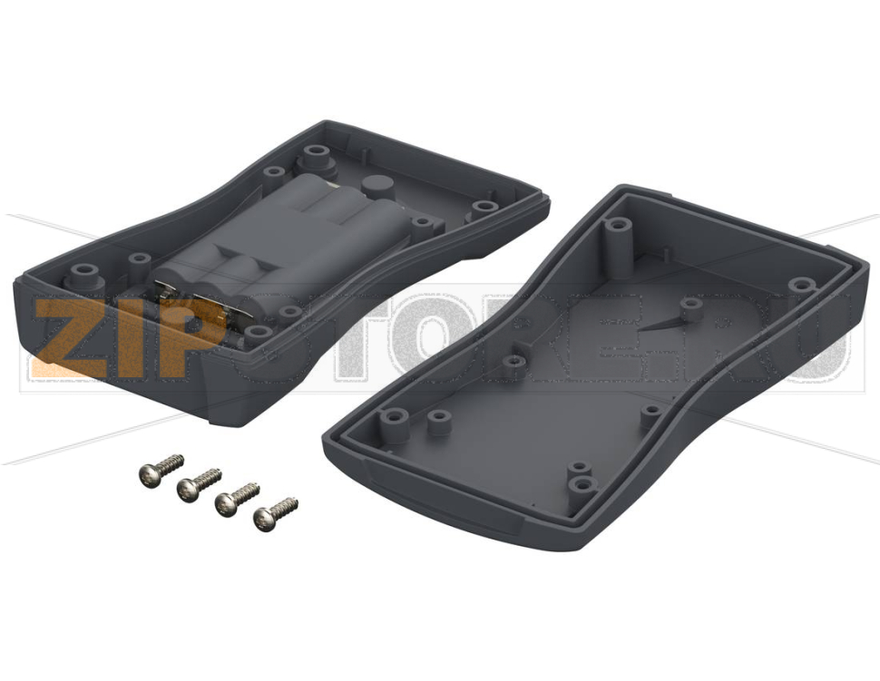 Корпус ручной с отсеком для 3 батареек микро (AAА), 119.3x64.9x26.5 мм, IP 40 (IP 65) Bopla BS 403 F-7024 