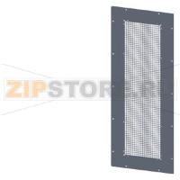 SIVACON, Roof, with Ventilation openings with Ventilation openings IP20, W: 400 mm, T: 1000 mm, zinc-plated Siemens 8MF1040-2UD20-0A