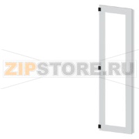 SIVACON, door half, left, inspection window, IP55, H: 2000 mm, W: 500 mm, RAL 7035, Protection class 1 Siemens 8MF1050-2UT25-0BE2