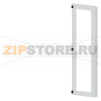 SIVACON, door half, left, inspection window, IP55, H: 2000 mm, W: 500 mm, RAL 7035, Protection class 1 Siemens 8MF1050-2UT25-0BE2