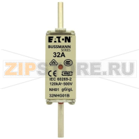 Предохранитель, 32 A, AC 500 В, 120 кА, NH01, gL/gG, IEC Eaton NH FUSE 32A 500V GG/GL SIZE 01