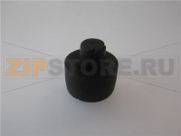 PIEDINO IN GOMMA ø 23x23 mm PERNO 10 mm