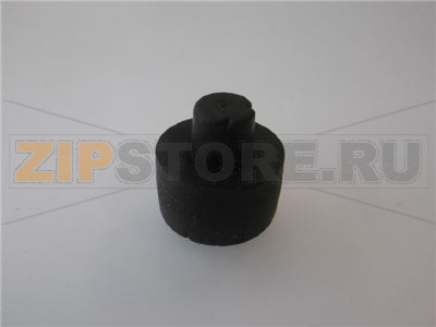 PIEDINO IN GOMMA ø 23x23 mm PERNO 10 mm 