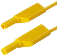 Провод испытательный 0.5 м, 32 A, 1000 В/AC/DC, желтый Hirschmann 934087103