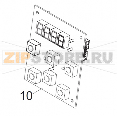 Control board + cord Apach ASV2 Control board + cord Apach ASV2Запчасть на деталировке под номером: 10Название запчасти Apach на английском языке: Control board + cord Apach ASV2