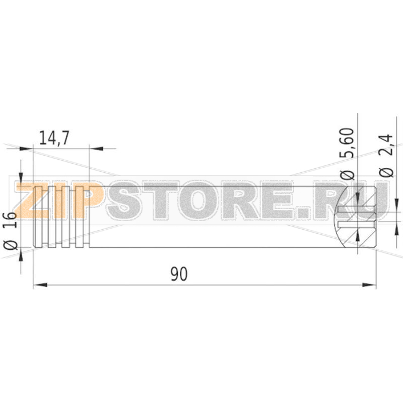 Модуль лазерный, красный, 16 МВт Picotronic LH650-16(16x90)-NT-MOUNT 
