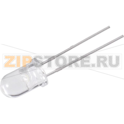 Светодиод круглый, синий, 10 мм, 3200 мкд, 10°, 20 мА, 3.4 В Everlight Opto 1363-2SUBC/C470/S400-A4 
