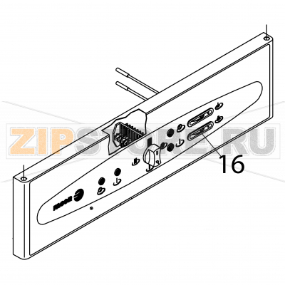 Analogical indicator (rinse wash tub) Fagor FI-2700I Analogical indicator (rinse wash tub) Fagor FI-2700IЗапчасть на деталировке под номером: 16Название запчасти Fagor на английском языке: Analogical indicator (rinse wash tub) FI-2700I.