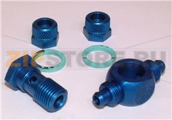 Hose fitting bracket 1/4 outside - 8/6 