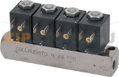ГРУППА 4-Х ЭЛЕКТРОМАГНИТНЫХ КЛАПАНОВ OLAB Ø 1/8&quot; 24V 