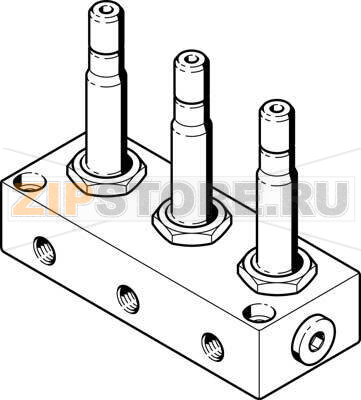 Распределитель с электроуправлением Festo BMCH-3-3-1/8 