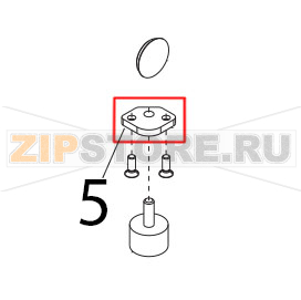 Piastrina piedini Sirman Palladio 300 Piastrina piedini Sirman Palladio 300Запчасть на деталировке под номером: 5
