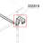 Upper rinse arm bracket Comenda AC2