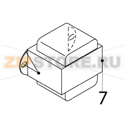 Transformer Hoshizaki IM-65NE-25 Transformer Hoshizaki IM-65NE-25Запчасть на деталировке под номером: 7