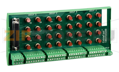 Колодка клеммная, 4 аналоговых выхода, 4 провода Schneider Electric 140CFK00400 