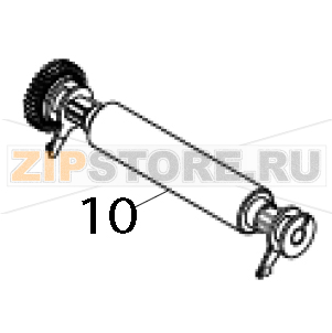 Резиновый ролик TSC TTP-225 (203dpi) Резиновый вал (валик) для принтера TSC TTP-225 (203 dpi)Запчасть на деталировке под номером: 10