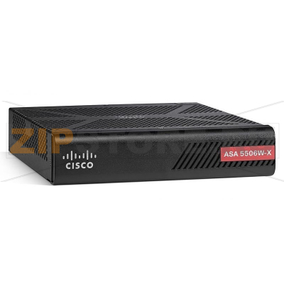 Экран межсетевой 8xGE, 50 IPSec, Wi-Fi, 3DES/AES Cisco ASA5506W-E-K9 