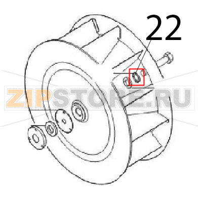 Washer Angelo Po FM1221E1 Washer Angelo Po FM1221E1Запчасть на деталировке под номером: 22