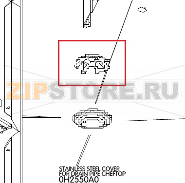 Stainless steel cover for drain pipe cheftop Unox XVC 304 Stainless steel cover for drain pipe cheftop Unox XVC 304Запчасть на деталировке под номером: 9Название запчасти на английском языке: Stainless steel cover for drain pipe cheftop Unox XVC 304