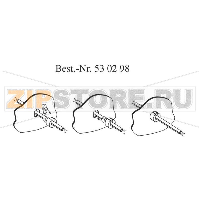 Зажим кабельный, Ø: 8 мм, полиамид, черный, 1 шт PB Fastener 132-7677-001 