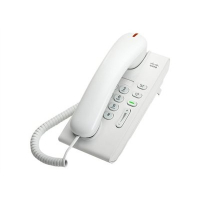 IP-телефон 48 В/DC, 1xFE (PoE), 1xSIP, белый, без LCD Cisco CP-6901-WL-K9=