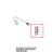 Support plate for door magnetic microswitch Unox XVC 304