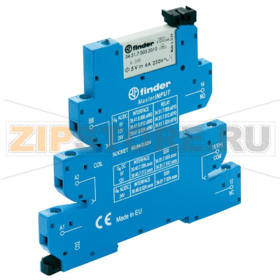Модуль реле интерфейсный 24 V (DC), 24 V (AC), 6 A Finder 39.41.0.024.5060 
