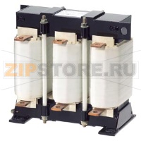 КОММУТИРУЮЩИЙ ДРОССЕЛЬ ДЛЯ ВЫПРЯМИТЕЛЯ, ФАЗ:3, Uн1(В):400, I1(A) / F1(Гц):112 /50, UK(%) :4, Lн(мГн):0,193, ТЕМП./ КЛ. ИЗОЛ.:40 /H, IP00, ПОДКЛ. :ПЛОСКИЕ КЛЕММЫ, EN 61558-2-20 >ДРОССЕЛЬ< Siemens 4EU2422-6AA00-0AA0