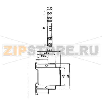 Реле промышленное 24 V (DC), 24 V (AC), 10 А Finder 19.21.0.024 