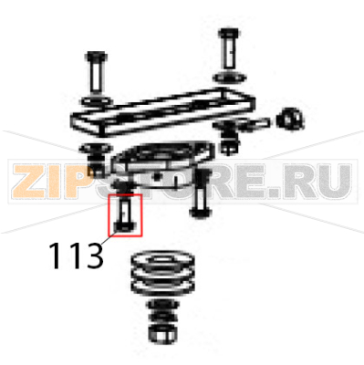 Hexagon bolts Hurakan HKN-20SN2V Hexagon bolts Hurakan HKN-20SN2VЗапчасть на деталировке под номером: 113