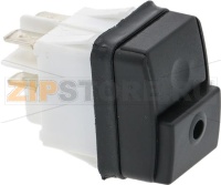 ВЫКЛЮЧАТЕЛЬ ДВУХПОЛЮСНЫЙ ЧЕРНЫЙ  16A 250V