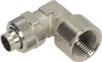 L-SHAPED FITTING ø 3/8F- ø 10 mm NICKEL