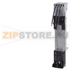 ШИННЫЙ АДАПТЕР S00/0, 32A, FOR 60MM BUSBAR SYSTEM, 45X260MM LONG SPECIAL CABLES WELDED ON AWG 10, 99 MM SPACER INCLUDED MOUNTING RAIL SCREWED ON Siemens 8US1251-5NT10 