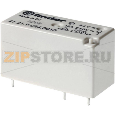 Реле электромагнитное, 24 V (DC), 12 A Finder 41.31.9.024.0000 