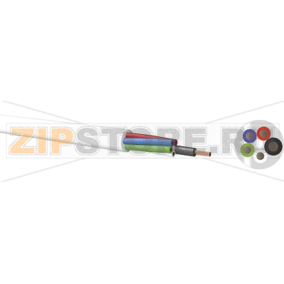 Кабель соединительный 500 В, PVC (Ø) 5.1 мм Kabeltronik 4.24051101E8 