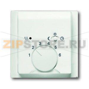 Накладка для терморегулятора, белый бархат ABB 2CKA001710A3924 