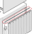 Shaft for curtain Comenda AC2