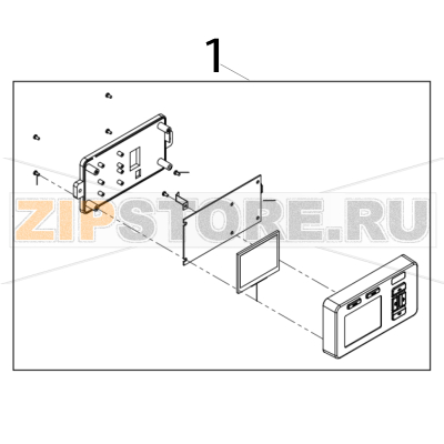 LCD Panel assy TSC PEX-1261 LCD Panel assy TSC PEX-1261Запчасть на деталировке под номером: 1