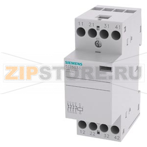 INSTA КОНТАКТОР C 4 НО 230, 400 V AC, 25 A УПРАВЛЕНИЕ 230 V AC Siemens 5TT5833-0 