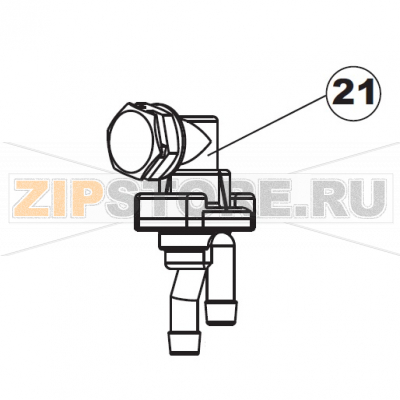 Check Valve (EB) W/Drain Union Apach AC800                     Check Valve (EB) W/Drain Union Apach AC800Запчасть на сборочном чертеже под номером:21Название запчасти Apach на итальянском языке: Check Valve (EB) W/Drain Union Apach AC800