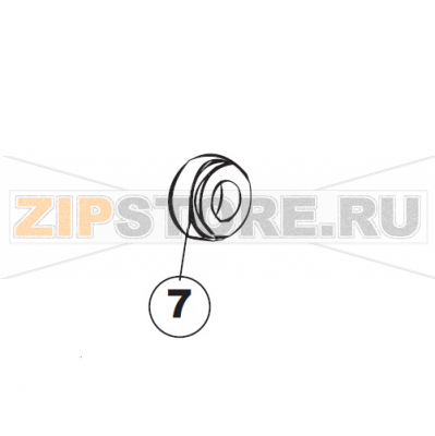 Wash Pump Shaft Seal For Glasswasher Apach AC800                         Wash Pump Shaft Seal For Glasswasher Apach AC800Запчасть на сборочном чертеже под номером:7Название запчасти Apach на итальянском языке: Wash Pump Shaft Seal For Glasswasher Apach AC800
