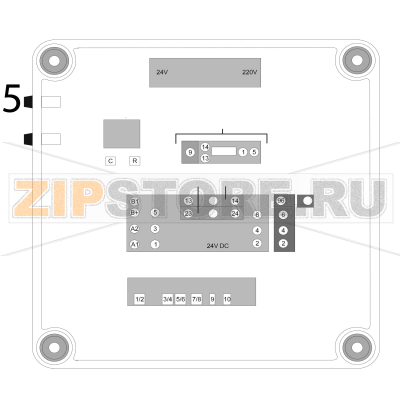 Fuseholder compl. Bear Varimixer AR80 VL-1S Fuseholder compl. Bear Varimixer AR80 VL-1SЗапчасть на деталировке под номером: 5