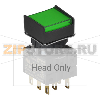 Выключатель кнопочный, Ø отверстия: 16 мм Autonics S16PRS-H2G 