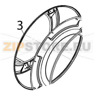 Tub seal Fagor LA-25 TP2 E Tub seal Fagor LA-25 TP2 EЗапчасть на деталировке под номером: 3Название запчасти Fagor на английском языке: Tub seal LA-25 TP2 E.