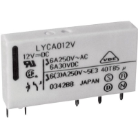 Реле электромагнитное 12 В/DC, 6 А, 1 шт Fujitsu FTR-LYCA012V