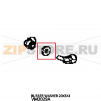 Rubber washer 20X8X4 Unox XVC 105E