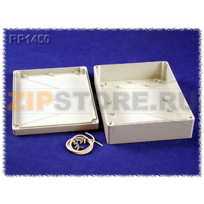 Корпус 220x165x60 мм, материал: поликарбонат, серый, 1 шт Hammond RP1450 