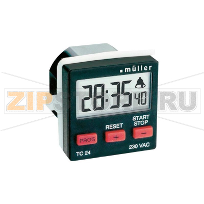 Таймер обратного отсчета 230 В/AC, цифровой, 8 А, 230 В Müller TC 14.21 