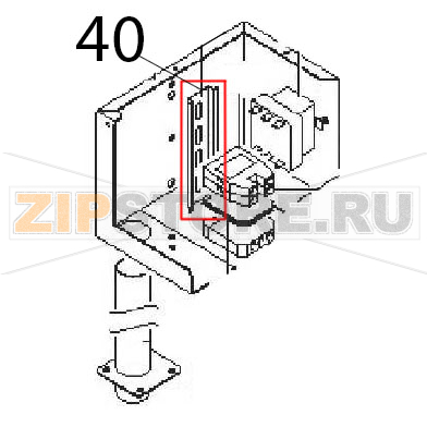 Bracket &quot;omega&quot; Angelo Po 1G1PE1E Bracket "omega" Angelo Po 1G1PE1EЗапчасть на деталировке под номером: 40